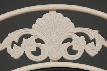 Кровать CANZONA дерево гевея/металл, 90*200 см (Day bed), Белый (butter white)