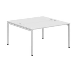 Стол двойной КСТЕН-С КСВСТ 1414 Белый/белый / XTEN-S XWST