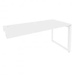 Стол-приставка на О-образном м/к к опорным элементам ОНИКС О.МО-СПР-4.7 Белый Бриллиант / ONIX O.MO-SPR-4.7