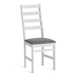 Стул ROSARIO многослойная фанера, 39 х 39 х 99 см, white, ткань темно-серая (150) разобранный