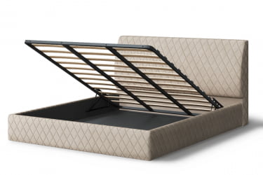 Кровать Хилтон, 2000x1600 мм, бежевый