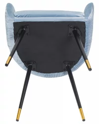 Стул обеденный DOBRIN MARY Серо-голубой велюр 1922-6