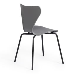 Стул Jacobsen (mod DC 102) пластик/металл, 50 х 46 х 82 см , серый 024/черный