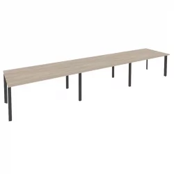 Стол переговорный (3 столешницы) ОНИКС О.МП-ПРГ-3.4 Дуб Аттик/Антрацит / ONIX O.MP-PRG-3.4