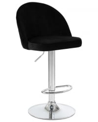 Стул барный DOBRIN MILANA (черный велюр (MJ9-101)) 2 шт