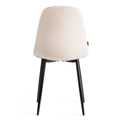 Кухонный стул BREEZE (mod. JSC-58) Велюр/металл , 44 х 53 х 86 см, beige (бежевый) HLR2 / черный