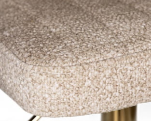 Стул барный DOBRIN CHARLY GOLD (бежевый твид (LEO26)) 2 шт