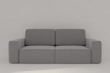 Диван прямой Сунндал (Берхоусе) Цвет фасада: Левис 08 велюр; Тип: Прямой; Материал фасада: Металл/Велюр / (Berhouse)