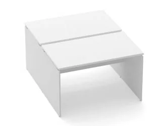 Письменный стол для двоих Deka ЛДСП каркас 75.145.12 Белый