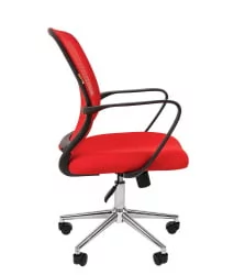 Кресло для оператора Chairman 698 chrome TW Красное