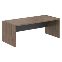 Стол руководителя МОРРИС ТРЕНД МСТ 209 Антрацит Кария Пальмира / MORRIS TREND MST