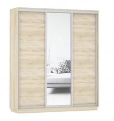 Шкаф-купе трехдверный Экспресс Медиум-1 1800х2200h Дуб сонома