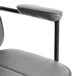 Кресло ALPHA иск. замша, Grey (Cерый)