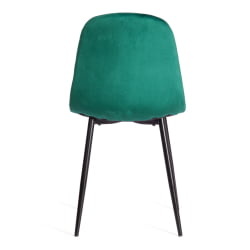 Кухонный стул BREEZE (mod. 4724) вельвет/металл, 44 х 53 х 87 см, Light dark green (изумрудный) HLR56 / черный