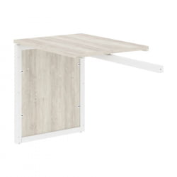 Брифинг-приставка КСТЕН-КП КСКПР 869 Сосна Эдмонт Белый / XTEN-QP XQPR