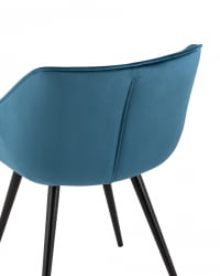 Стул Мэйсон New велюр Пыльно-синий