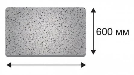 Крышка стола в размер прямая от 1510 до 3000 СЗ(п)40_60-299 Дуб сонома трюфель