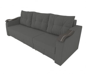 Диван прямой Рио Трансформер (Berhouse) Цвет фасада: Серый Велюто 12; Тип: Левый/правый; Материал фасада: Металл/Велюр