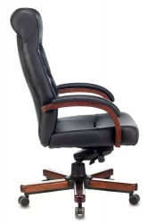 Кресло руководителя Бюрократ T-9928WALNUT/BLACK