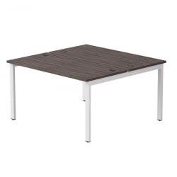 Бенч-система на 2 места на металлокаркасе, опоры 90 гр Everprof EVO 254S018 Дуб Пасадена Белый (1380)