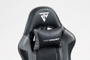 Кресло спортивное ТопЧаирс Коммандер черно-серый / TopChairs Commander