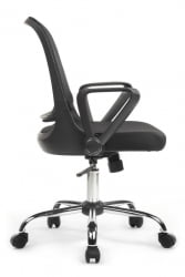 Кресло В-158 Черный Пластик/Черный / W-158