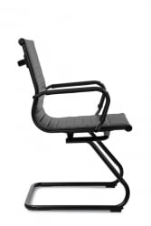 Кресло Хуго РCХ 6002-3СЕБ Черный/Металл Черный / Hugo RCH 6002-3SEB