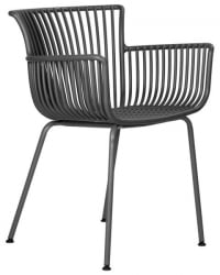 Стул обеденный DOBRIN ROSS (темно-серый (GR-04) без подушки) 4 шт