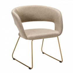 Кресло Hugs К beige/Линк золото