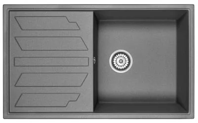 Кухонная мойка GRANULA 8601 Графит