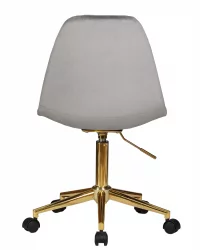 Офисное кресло для персонала DOBRIN DIANA Серый велюр MJ9-75