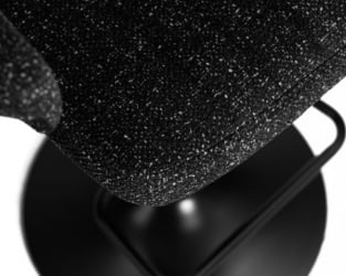 Стул барный DOBRIN CHARLY BLACK (черный твид (LEO18)) 2 шт