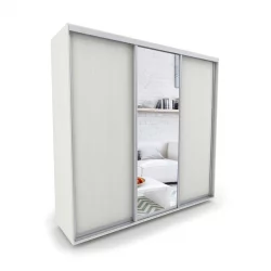 Шкаф-купе 3-х дверный Акцент-Сим ДЗ 1500х600 Выбеленное дерево