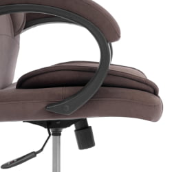 Кресло руководителя OREON metalBL велюр, коричневый, 6