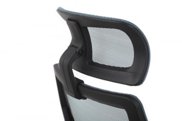 Кресло Oliver RCH W-203AC Черный пластик/Синий