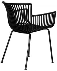 Стул обеденный DOBRIN ROSS (черный (B-03) без подушки) 4 шт