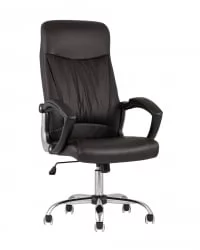 Кресло руководителя ТопЧаирс Товер Коричневое / TopChairs Tower