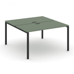 Рабочая станция двухсторонняя на 2 места CONCEPT CN.DRS-004 Кобо Черный