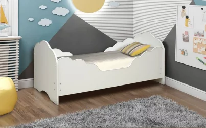 Детская кровать от 3 до 7 лет Малышка №5 600*1400 Дуб молочный