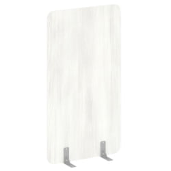 Перегородки на металлических опорах на фетровых подпятниках Р-лине ДП.Ф-100-180 Снежная Патина / R-line DP.F-100-180