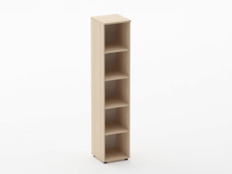 Шкаф высокий открытый Glassy 6.19.10 Бук светлый