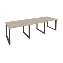 Стол переговорный (3 столешницы) ONIX O.MO-PRG-3.1 Дуб Аттик/Антрацит