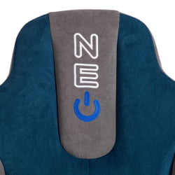 Кресло NEO 2 (22) флок Серый/синий 29/32