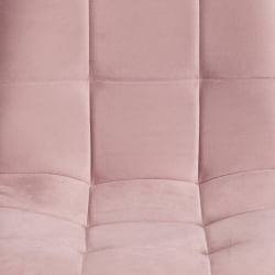 Металлический стул CHILLY MAX Велюр/металл , 45 х 54 х 90 см , пыльно-розовый/белый