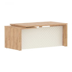 Стол руководителя правый Torr LUX TLCT 189 R Дуб Бофорд Латте