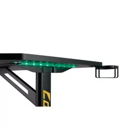 Стол для геймеров LUMI GMD03-1 c подсветкой Black