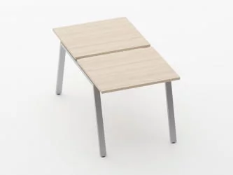 Письменный стол для двоих Deka Л-обр. каркас 73.145.08 Туя