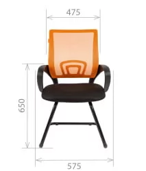 Офисное кресло Chairman 696 V Сетка TW-66 Оранжевый