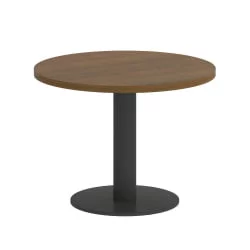 Стол журнальный круглый HOME OFFICE VR.SP-5-60.1G Орех Гварнери/Антрацит металл