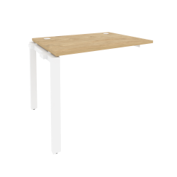 Наборный элемент рабочей станции на П-образном м/к ОНИКС О.МП-1.НРС-1.7 Тиквуд Светлый/Белый / ONIX O.MP-1.NRS-1.7